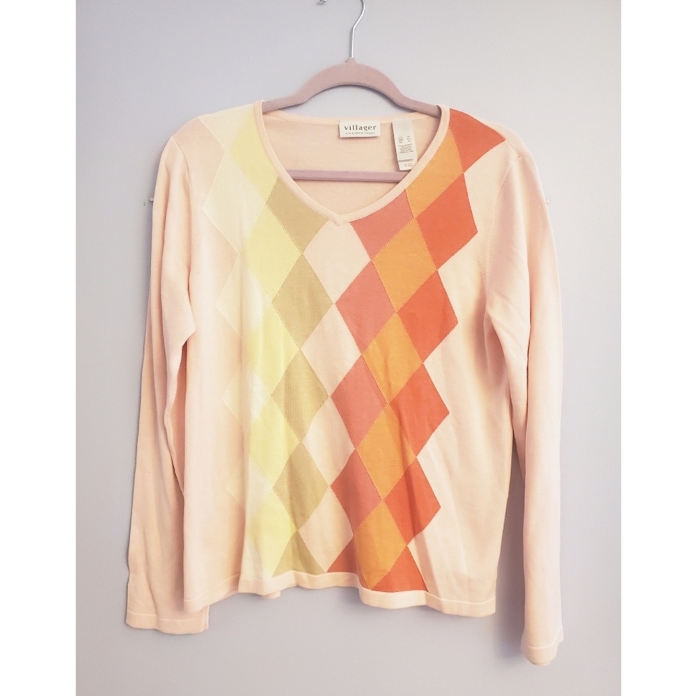 Sale! Villager by Liz Claiborne V neck sweater